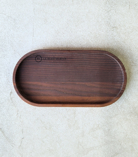 Plateau de service mini en frêne Le Beau Marius