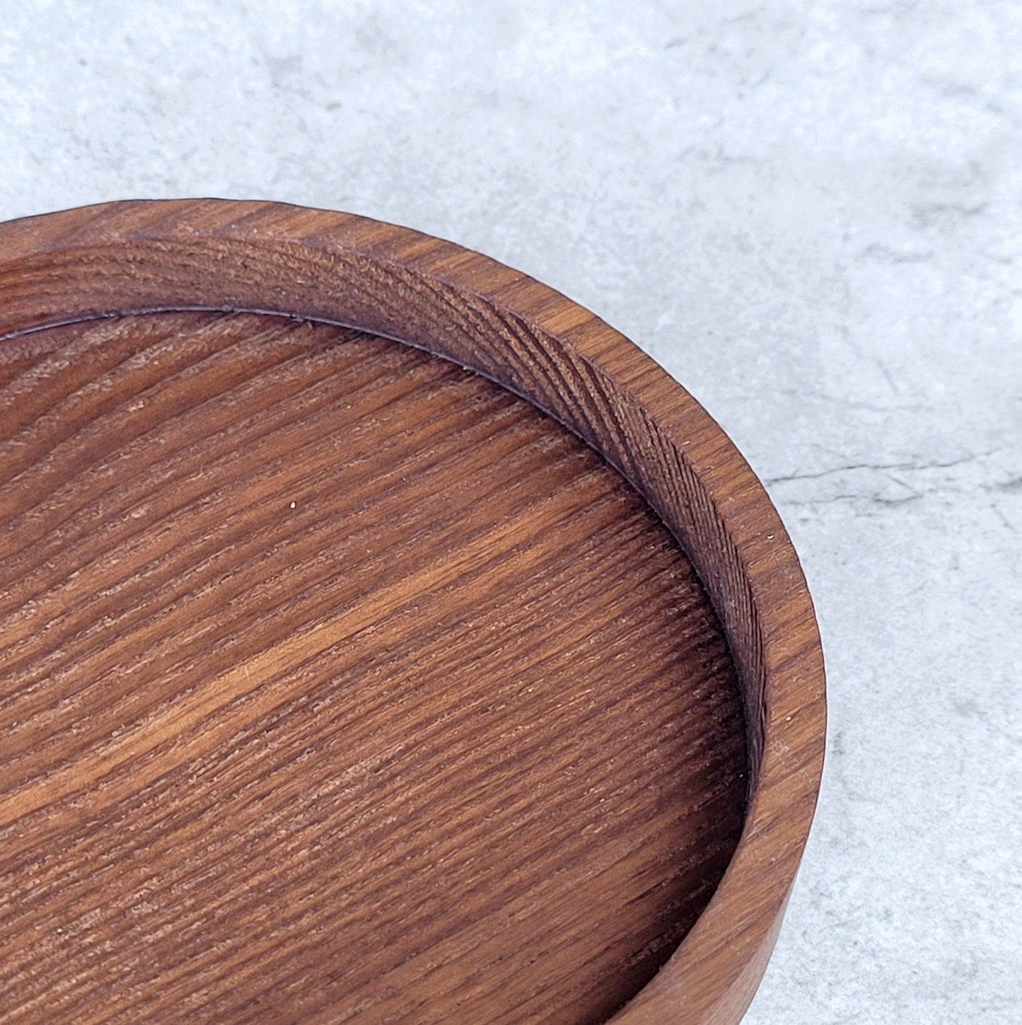 Plateau de service en frêne thermo-traité 20×10cm – Café, dessert, présentation gourmande